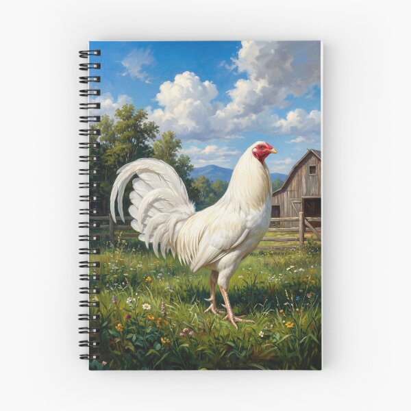 Item preview, WHITE CLARET ROOSTER FARMHOUSE ART designed and sold by StudioDWS.