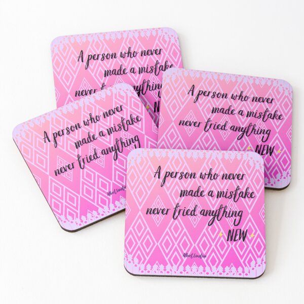 Item preview, A Person Who Never Made a Mistake Never Tried Anything New – Einstein Quote designed and sold by Khadique.