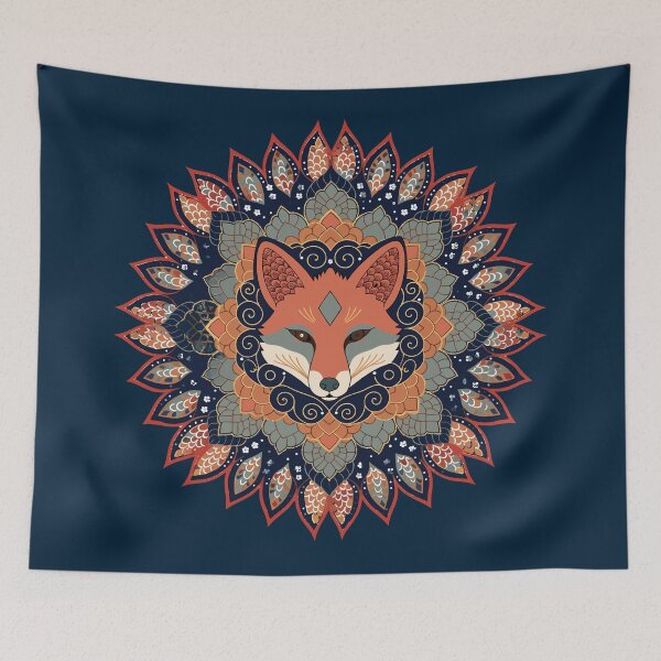Item preview, Mystic Fox Mandala designed and sold by Paolo-Bandal.