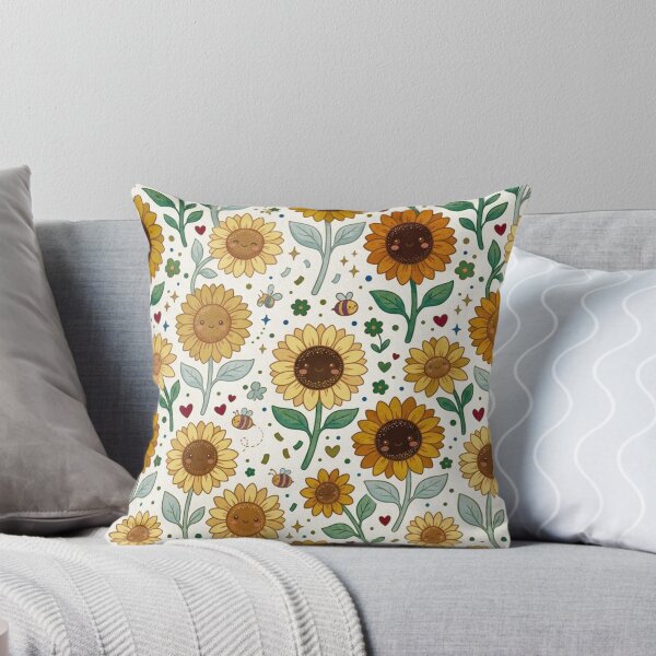 Item preview, Cute Pastel Sunflower Seamless Pattern designed and sold by AIMCRAFT.