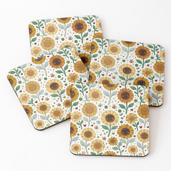 Item preview, Cute Pastel Sunflower Seamless Pattern designed and sold by AIMCRAFT.