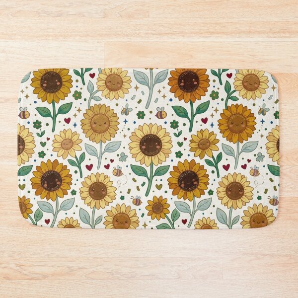 Item preview, Cute Pastel Sunflower Seamless Pattern designed and sold by AIMCRAFT.