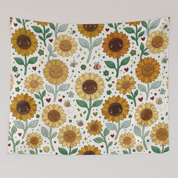Item preview, Cute Pastel Sunflower Seamless Pattern designed and sold by AIMCRAFT.