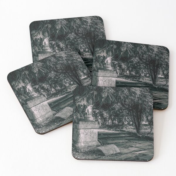 Item preview, Stone Pillars in Cișmigiu Park (Black and White) designed and sold by Rabee Khalil Photography.