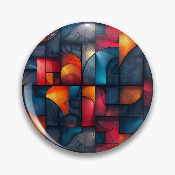 Item preview, Vibrant Modern Geometric Abstract Shapes Pattern designed and sold by NTGUILTY.