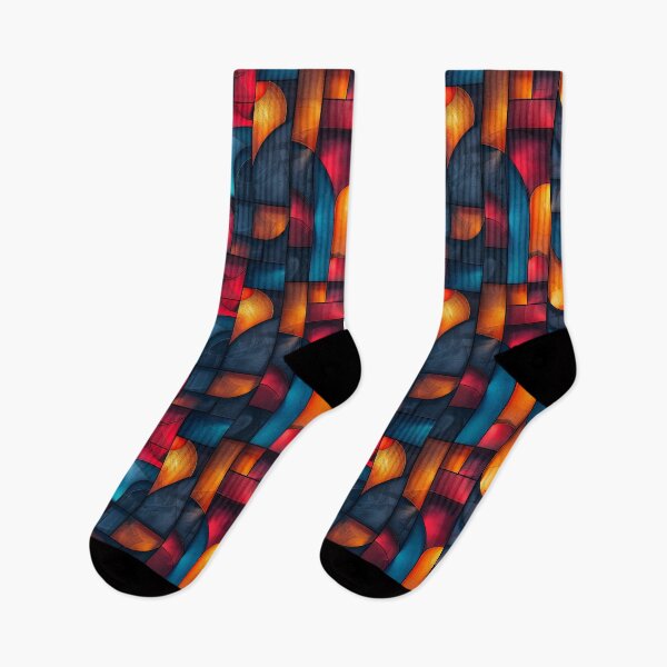 Item preview, Vibrant Modern Geometric Abstract Shapes Pattern designed and sold by NTGUILTY.