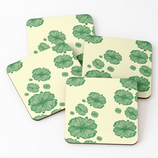 Item preview, Emerald Green Blossom Cascade – Vintage Jade Floral Art designed and sold by Arabesque.fromSadia.