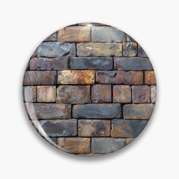 Item preview, Rustic Dark Weathered Brick Wall Pattern designed and sold by NTGUILTY.
