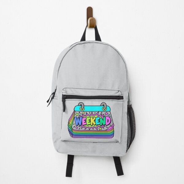 Item preview, Neon Weekend Calendar – Colorful Rainbow Pop Art T-Shirt designed and sold by Aimetoi.