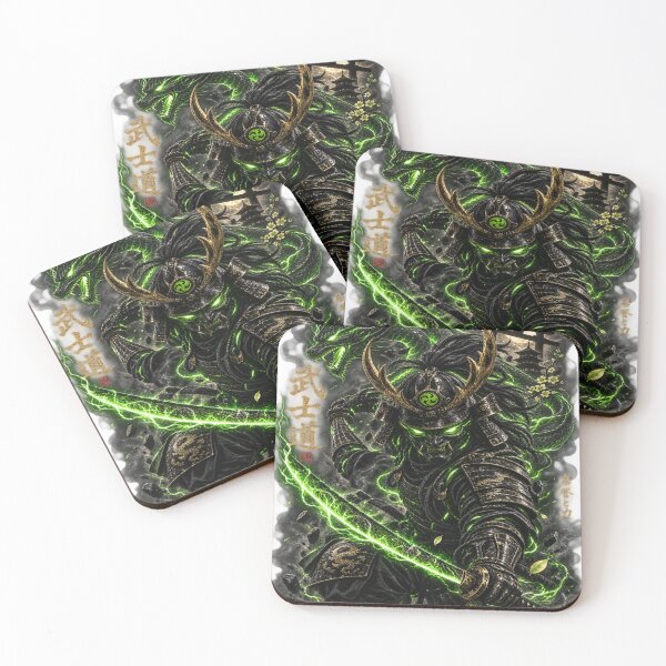 Item preview, Bushidō Oni Neon Samurai  designed and sold by StaticEmpire.