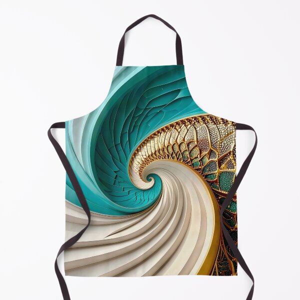 Item preview, Duality of Cream Satin and Teal Gold Filigree designed and sold by Vicky Brago-Mitchell®.
