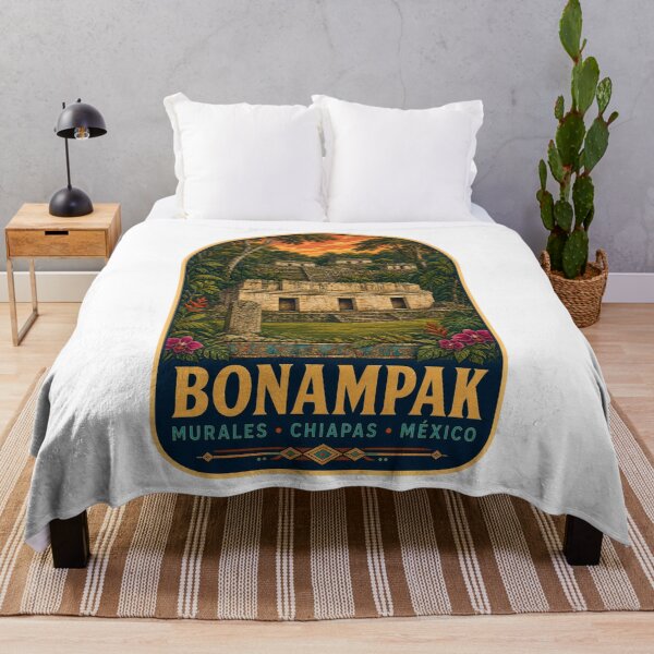 Item preview, Bonampak Maya Murals Chiapas designed and sold by BeachWhisper.