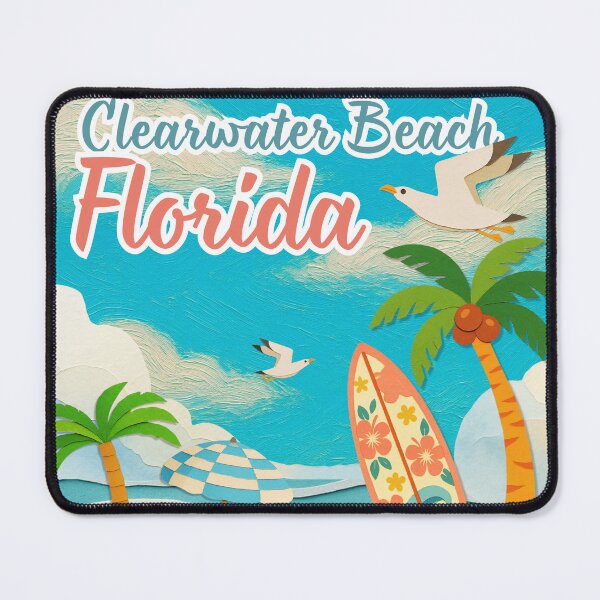 Item preview, Clearwater Beach Florida Paper Craft Beach Art | Vacation Souvenir Design designed and sold by DonnaRaine.