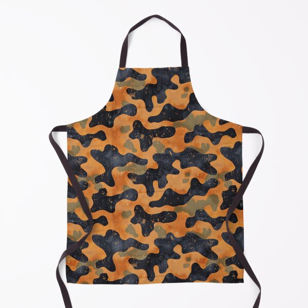 Item preview, Distressed Orange and Black Camo Seamless Pattern designed and sold by NTGUILTY.