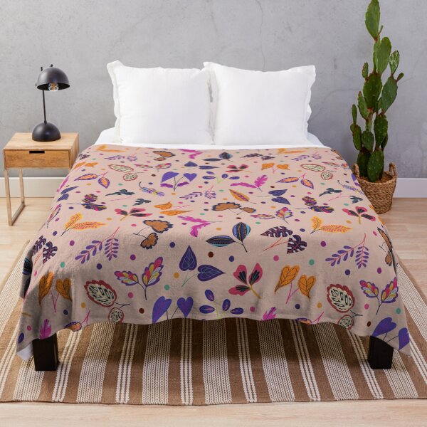 Aperçu de l'œuvre Fleurs maximalistes sur fond crème créée et vendue par KSimpson838.