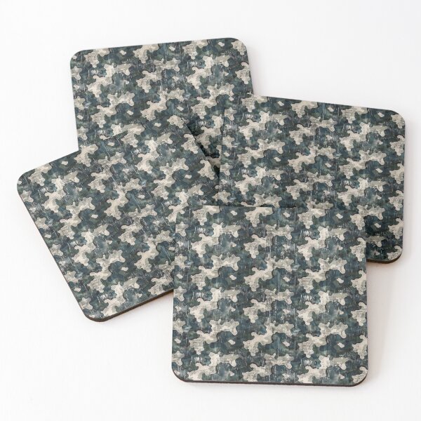 Item preview, Distressed Cool Tones Grunge Camouflage Pattern designed and sold by NTGUILTY.