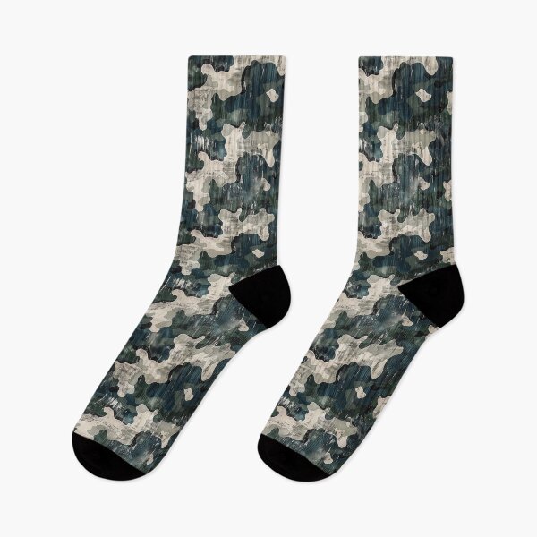 Item preview, Distressed Cool Tones Grunge Camouflage Pattern designed and sold by NTGUILTY.
