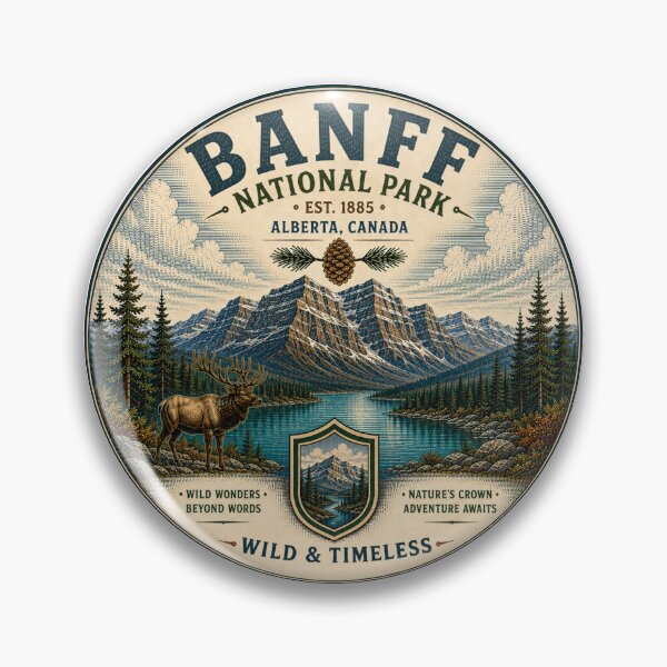 Item preview, Vintage Banff National Park Canada Adventure designed and sold by T-Motive.