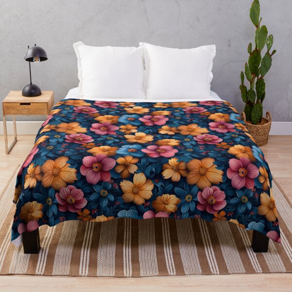 Item preview, Moody Vibrant Floral Seamless Pattern designed and sold by NTGUILTY.