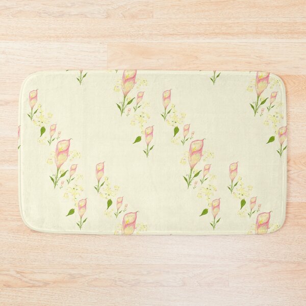 Item preview, Pink Calla Lily Stream – Vintage Gold Filigree Pattern designed and sold by Arabesque.fromSadia.