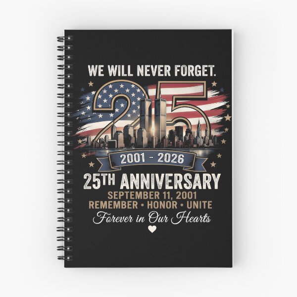 Item preview, never forget 25th Anniversary September 11 2001 Memorial Day USA Flag designed and sold by gear-posters.