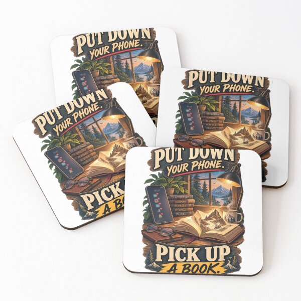 Item preview, Put Down Your Phone Pick Up a Book designed and sold by timiparkerart.