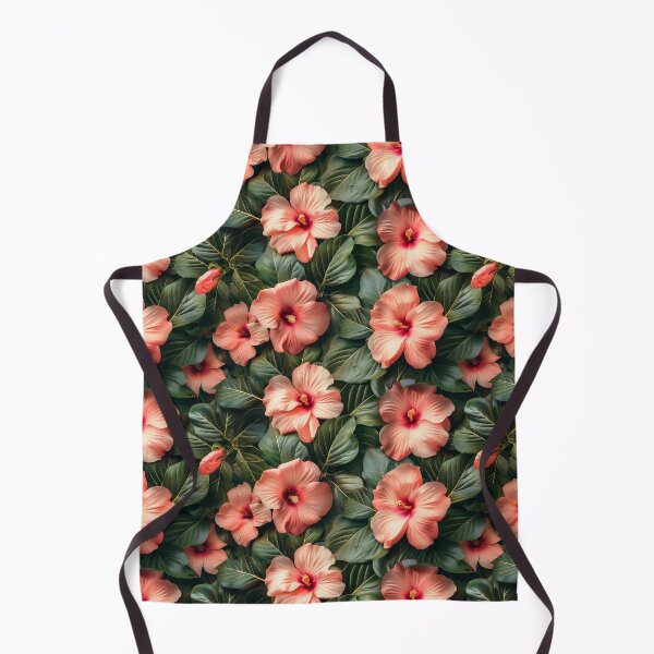 Item preview, Tropical Pink Hibiscus Floral Seamless Pattern designed and sold by NTGUILTY.
