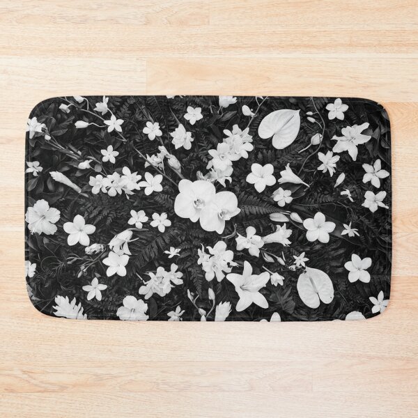 Item preview, Monochrome Botanical Garden Floral Pattern designed and sold by Owcomm.