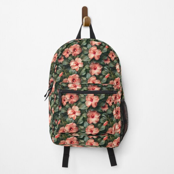 Item preview, Tropical Pink Hibiscus Floral Seamless Pattern designed and sold by NTGUILTY.