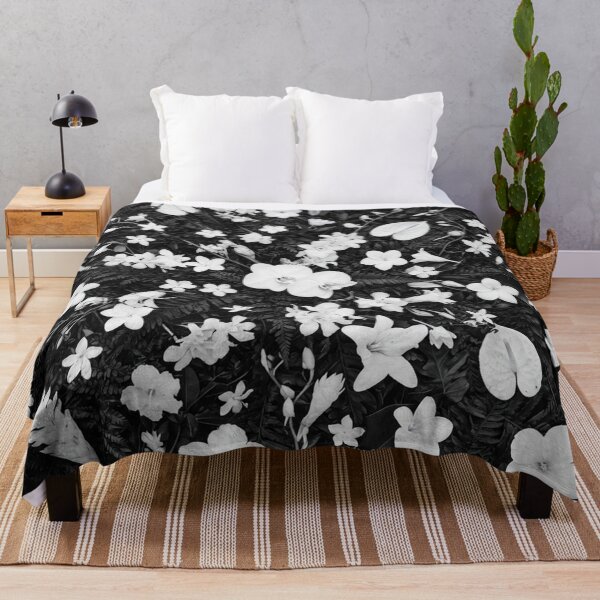 Item preview, Monochrome Botanical Garden Floral Pattern designed and sold by Owcomm.