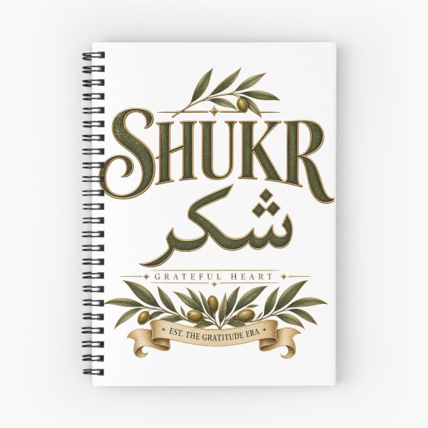 Item preview, Shukr Grateful Heart Islamic Design designed and sold by InkroarCo.
