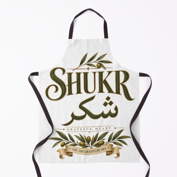 Item preview, Shukr Grateful Heart Islamic Design designed and sold by InkroarCo.