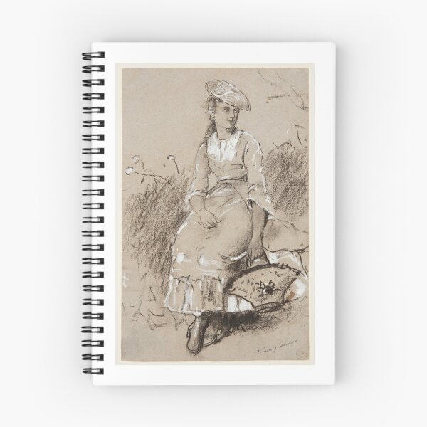 Item preview, Seated Girl with a Basket designed and sold by suewen.