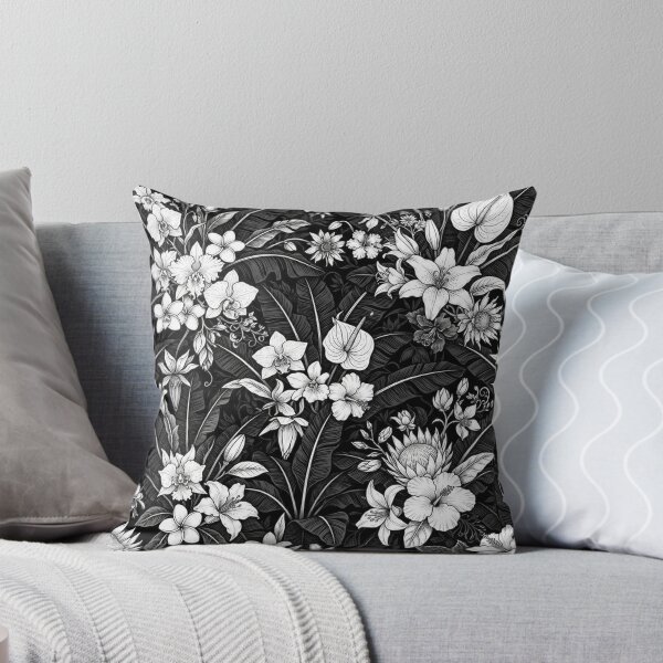 Item preview, Dark Botanical Floral Pattern Elegance designed and sold by Owcomm.