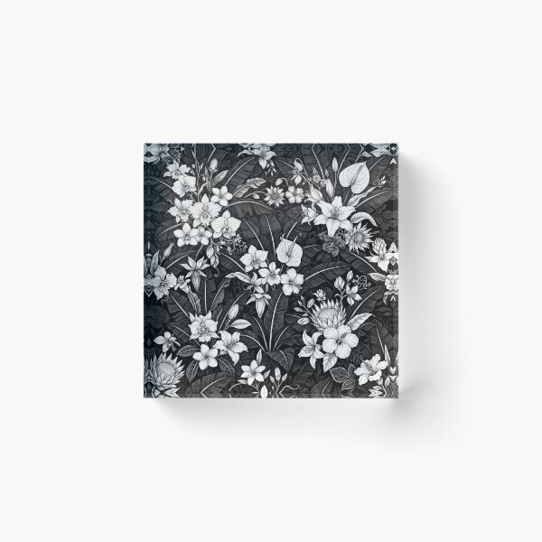 Item preview, Dark Botanical Floral Pattern Elegance designed and sold by Owcomm.
