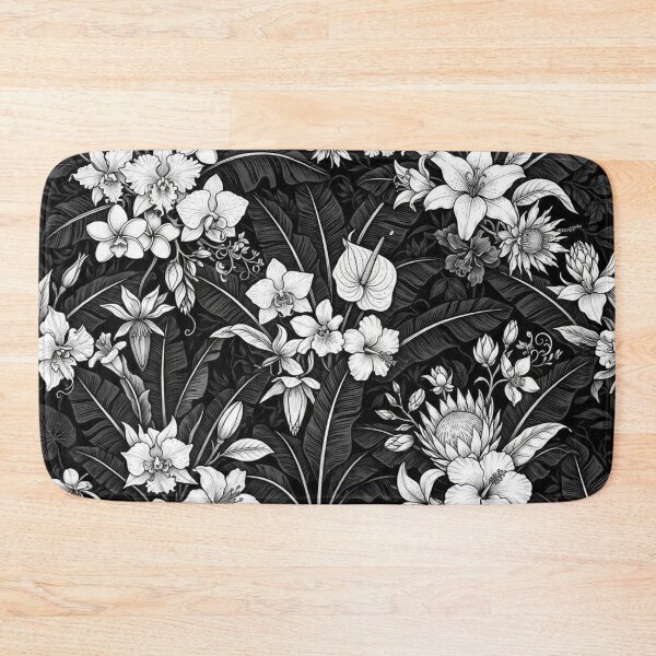 Item preview, Dark Botanical Floral Pattern Elegance designed and sold by Owcomm.