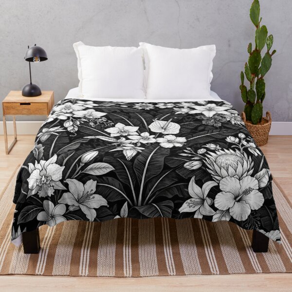 Item preview, Dark Botanical Floral Pattern Elegance designed and sold by Owcomm.