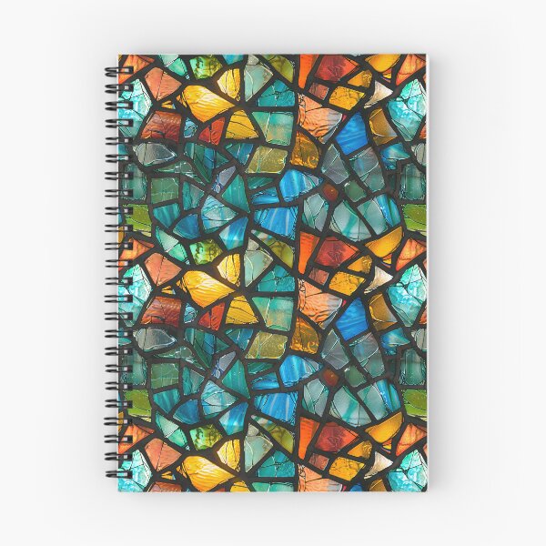 Item preview, Vibrant Broken Stained Glass Mosaic Pattern designed and sold by NTGUILTY.