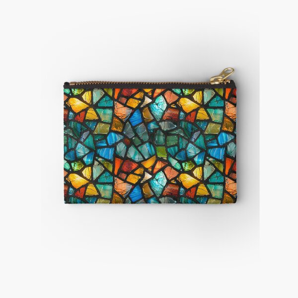 Item preview, Vibrant Broken Stained Glass Mosaic Pattern designed and sold by NTGUILTY.