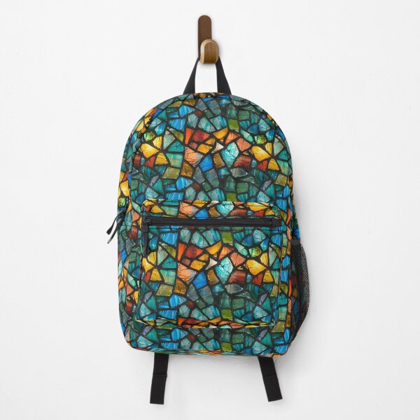 Item preview, Vibrant Broken Stained Glass Mosaic Pattern designed and sold by NTGUILTY.