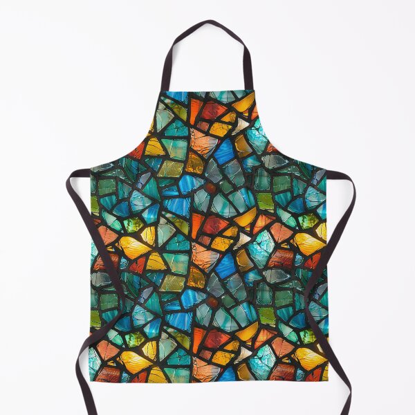 Item preview, Vibrant Broken Stained Glass Mosaic Pattern designed and sold by NTGUILTY.