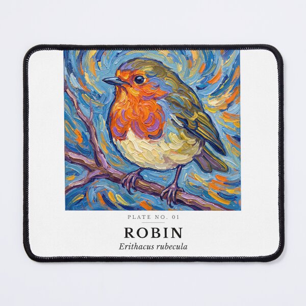 Item preview, Goldfinch Impasto Bird Painting - Post-Impressionist Art designed and sold by SavannahMerch.