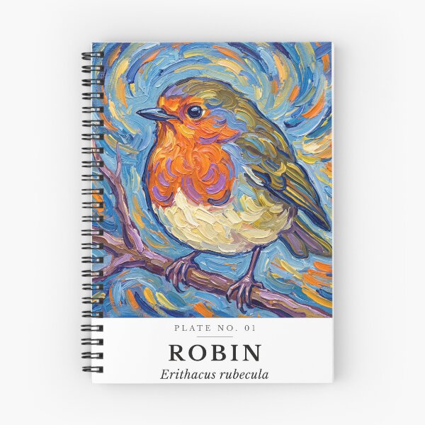 Item preview, Goldfinch Impasto Bird Painting - Post-Impressionist Art designed and sold by SavannahMerch.