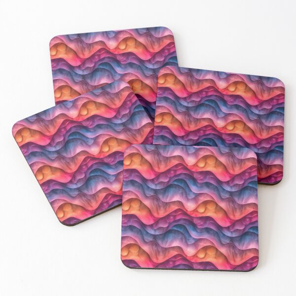 Item preview, Vibrant Fluid Wavy Gradient Abstract Pattern designed and sold by NTGUILTY.