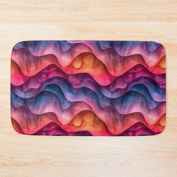 Item preview, Vibrant Fluid Wavy Gradient Abstract Pattern designed and sold by NTGUILTY.