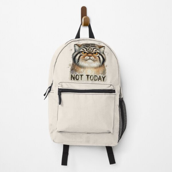 Item preview, Not Today - Grumpy Watercolor Pallas Cat designed and sold by PawtopiaArt.