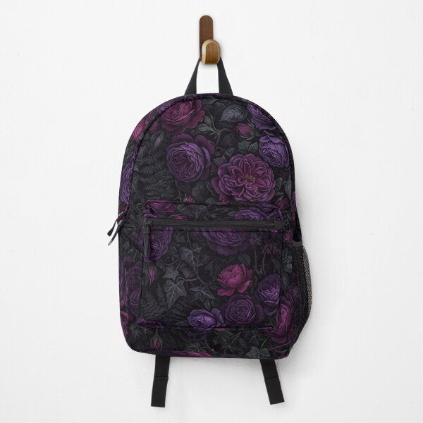 Item preview, Dark Purple Rose Garden Floral Pattern designed and sold by Owcomm.