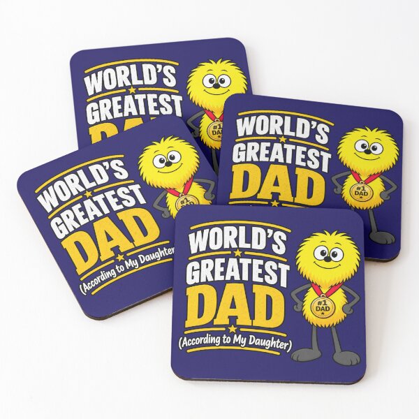 Item preview, World's Greatest Dad, According to My Daughter designed and sold by TheThinglings.