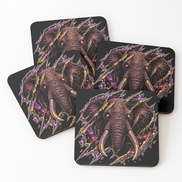 Item preview, Cosmic Elephant Galaxy Claw dark luxury - Spirit Guardian Tear Art designed and sold by KingofHearts25.