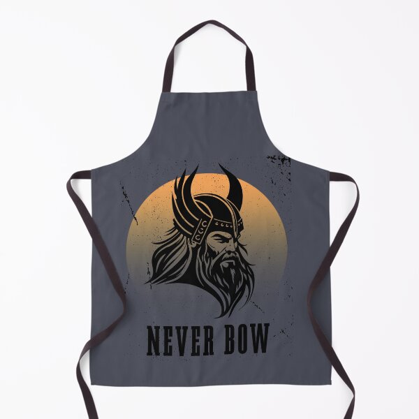 Item preview, Never Bow Viking Warrior Grunge Design designed and sold by AhmadAnnaPrints.